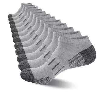 Athletic Sock Cushion - Herensokken met demping, ademende lage sportsokken