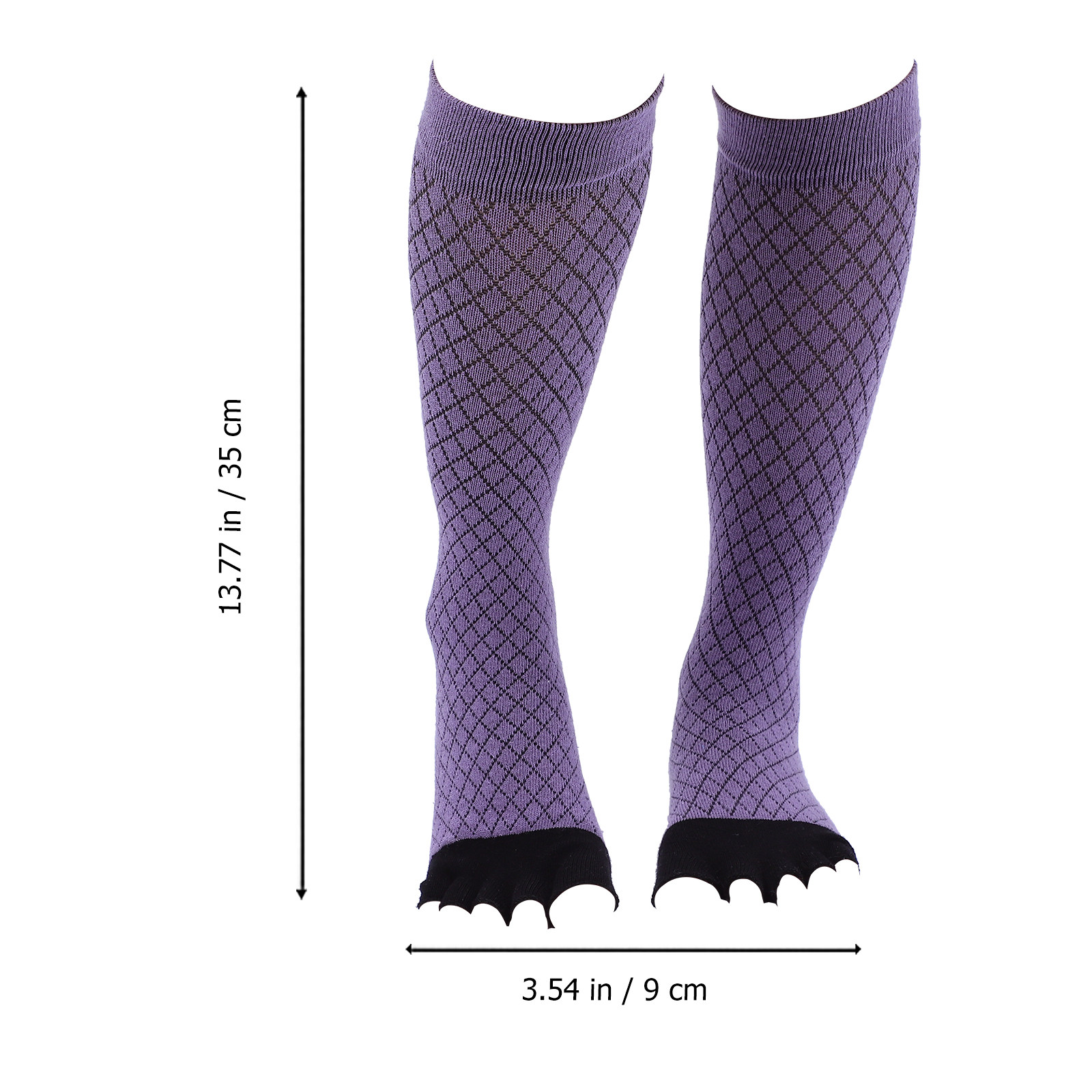 1 paar creatieve katoenen sokk - Toe Sock Split recensie en prijs