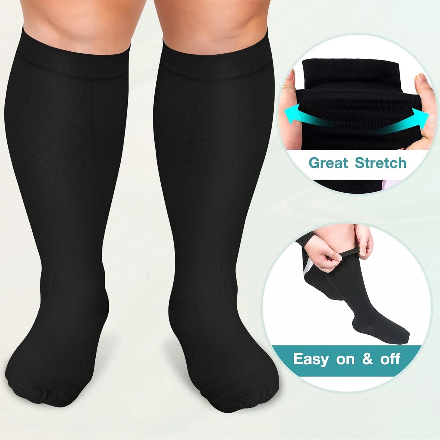 Plus Size compressiekousen voo - Compression Sleeve Calf recensie en prijs